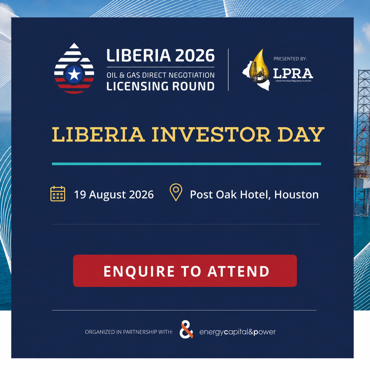 Liberia to Preview Next Oil & Gas Licensing Round Strategy at Houston Investor Day